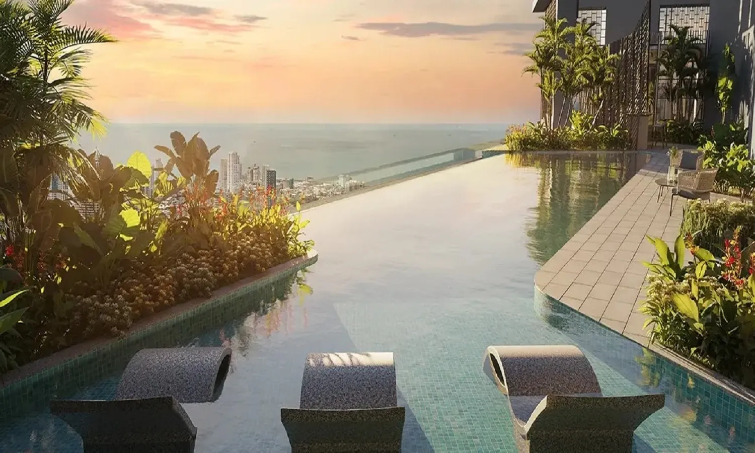 Infinity Pool at Godrej Vanantara Bangalore Amenities